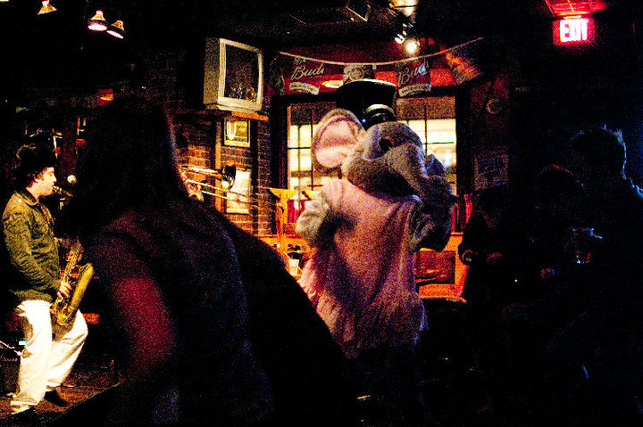Penelope dancing at McGann's Pub